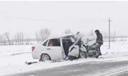 В Павлодарской области в ДТП погиб водитель "Лады"
