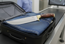 Павлодарские пограничники задержали россиянина с охотничьим ножом