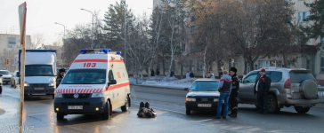 В Павлодаре на пешеходном переходе сбили пенсионера