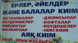 В Казахстане начнут штрафовать за неграмотные вывески