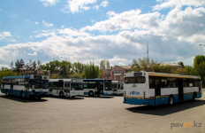 Семь чадящих автобусов убрали с улиц города Павлодара