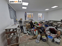 До конца сентября продлится ремонт в Абайской школе села Голубовка Иртышского района