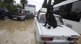 Сочи ушел под воду из-за сильнейших ливней