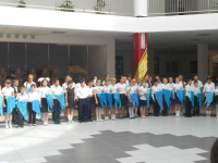 В члены организации «Жас Ұлан» приняты 120 павлодарских школьников