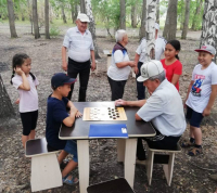 Павлодарские лесники организовали для пенсионеров турнир ко Дню столицы