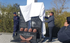 В Майкаине открыли мемориальный комплекс в честь погибших спасателей