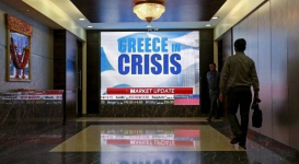 Кризис в Греции обрушил рубль