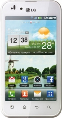 Продам телефон LG Optimus Black P970 White