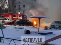 Два автомобиля сгорели в Павлодаре за сутки