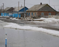 Жилые дома в Актогайском, Щербактинском и Иртышском районах подтопило талыми водами