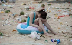 Как выглядит пляжный отдых в Китае