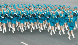 В Казахстане выбрали самых красивых женщин-военных
