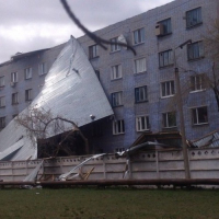 В результате шквального ветра в Павлодарской области пострадали десятки зданий