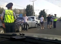 Массовое ДТП в Павлодаре: на проспекте столкнулись четыре авто