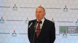 Назарбаев EXPO-2017 көрмесі кешенінің құрылысын бастап берді