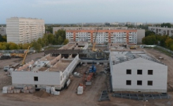 В Павлодаре в строящейся школе обрушилось бетонное перекрытие