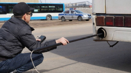 Массовую проверку автотранспорта начали в Павлодаре