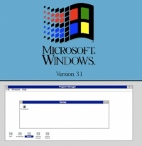 Сайт, эмулирующий интерфейс Windows 3.1